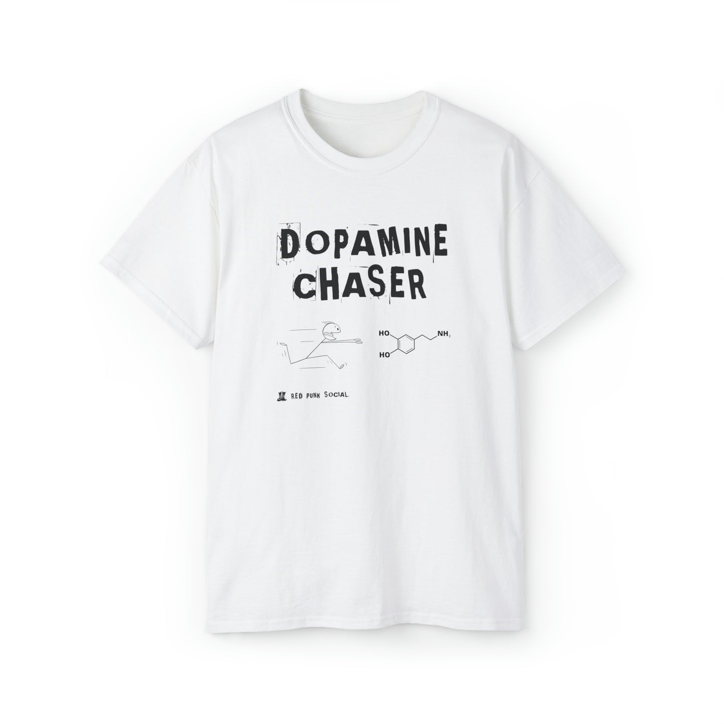 Dopamine Chaser (Molecule) Unisex Cotton T-Shirt