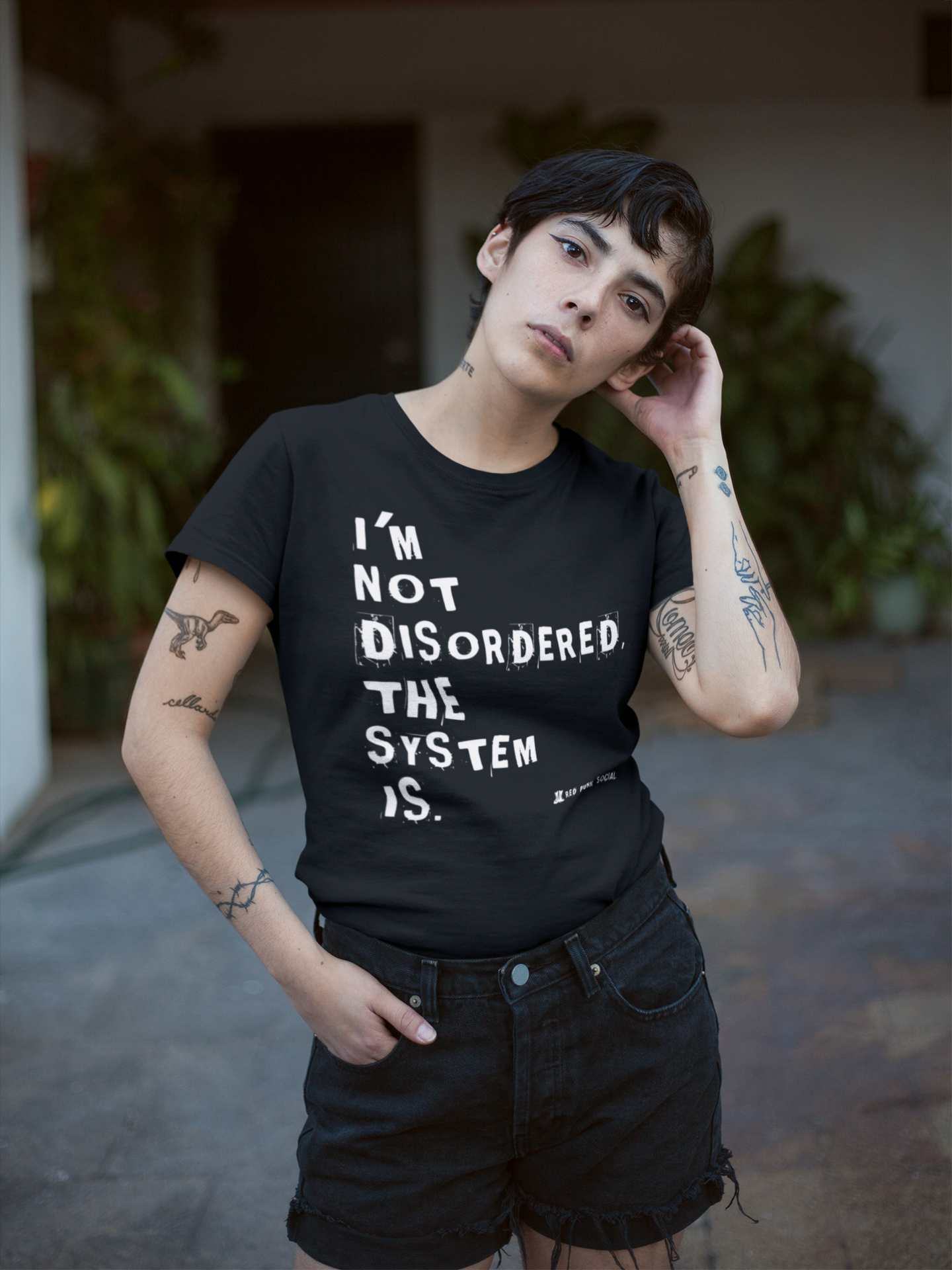 Rebel System Tee - Unisex Heavy Cotton T-Shirt with Bold Statement