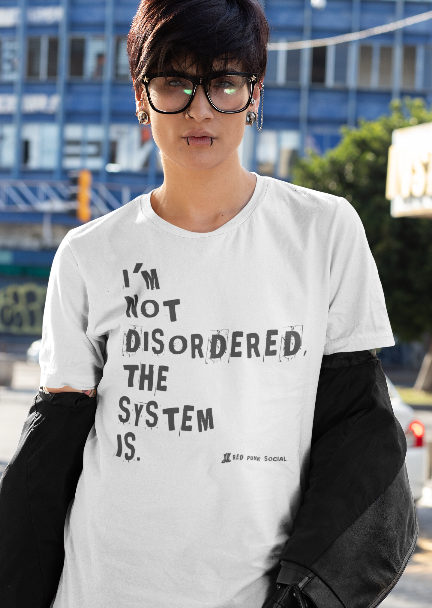 Rebel System Tee - Unisex Heavy Cotton T-Shirt with Bold Statement