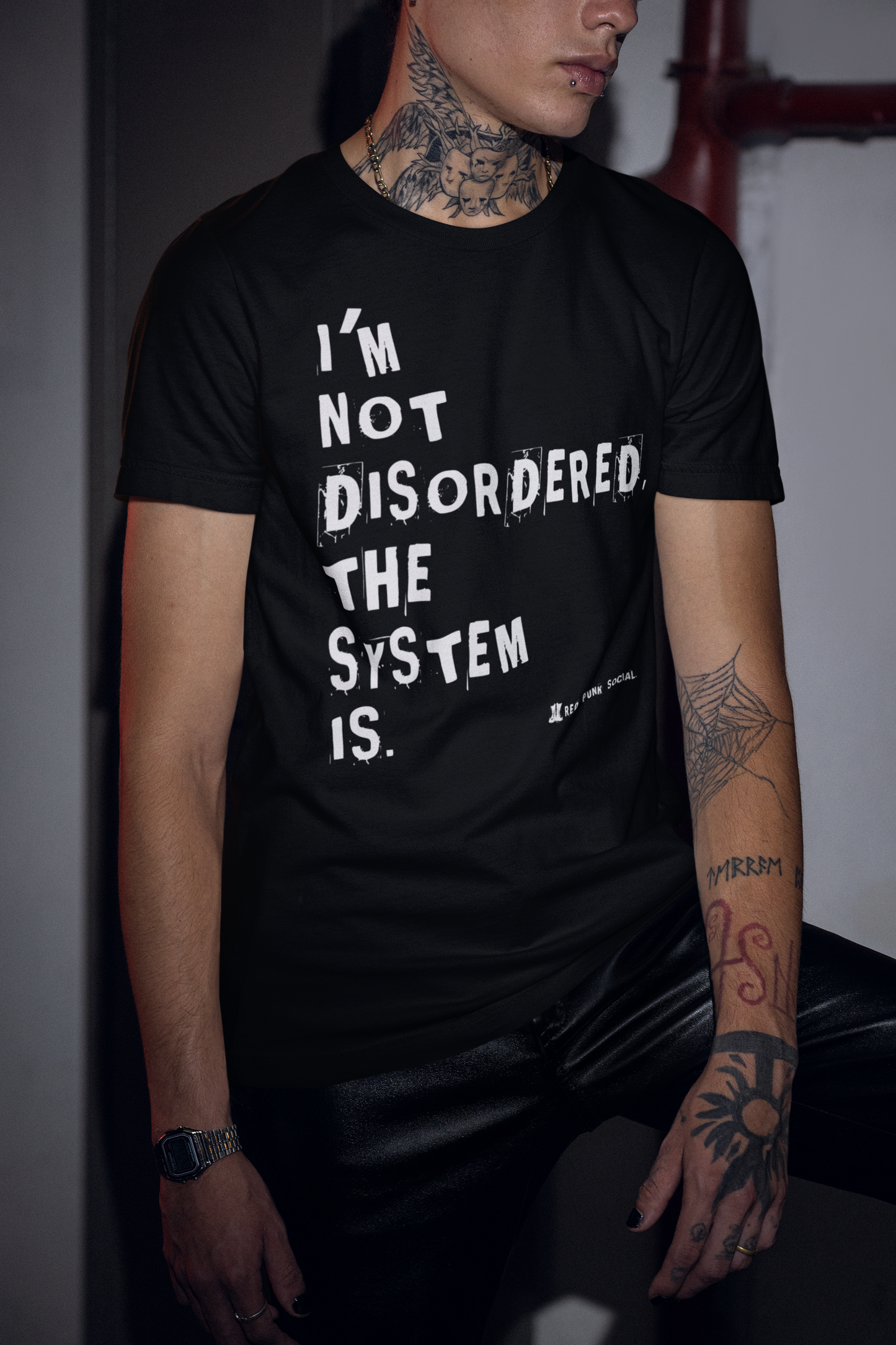 Rebel System Tee - Unisex Heavy Cotton T-Shirt with Bold Statement