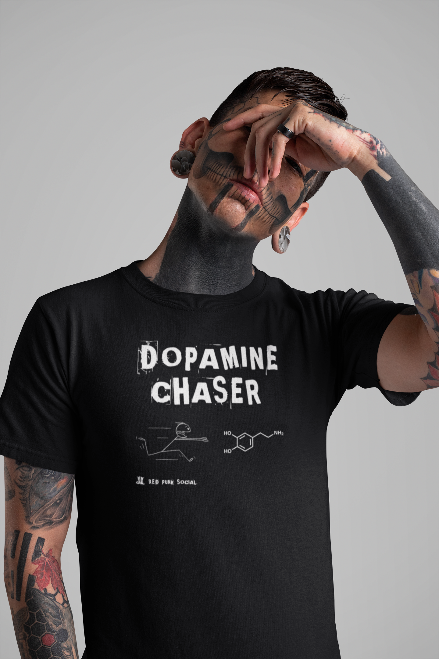 Dopamine Chaser (Molecule) Unisex Cotton T-Shirt